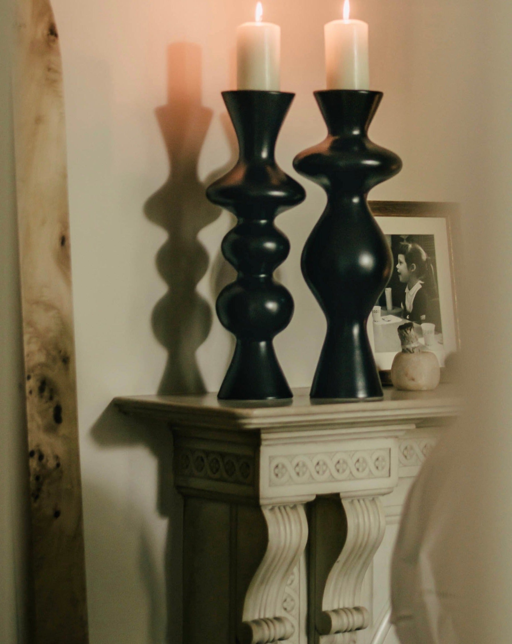 Femme Ceramic Candlesticks