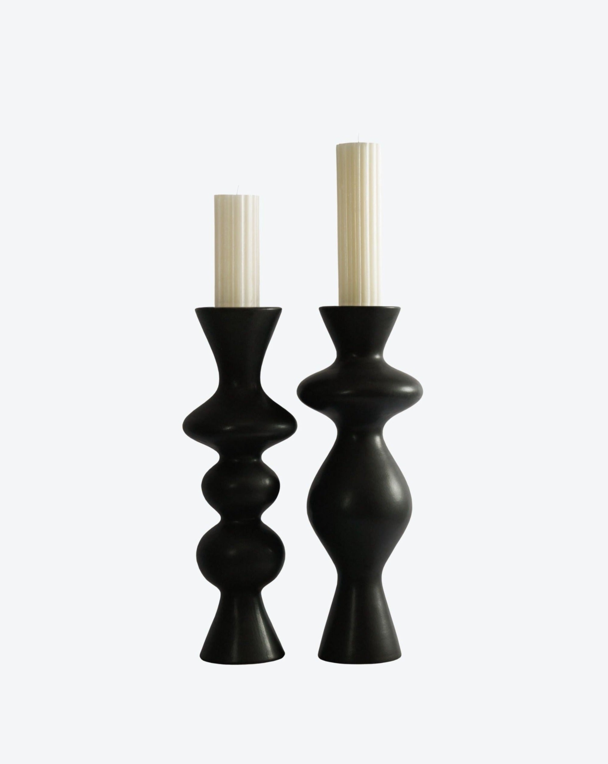 Femme Ceramic Candlesticks