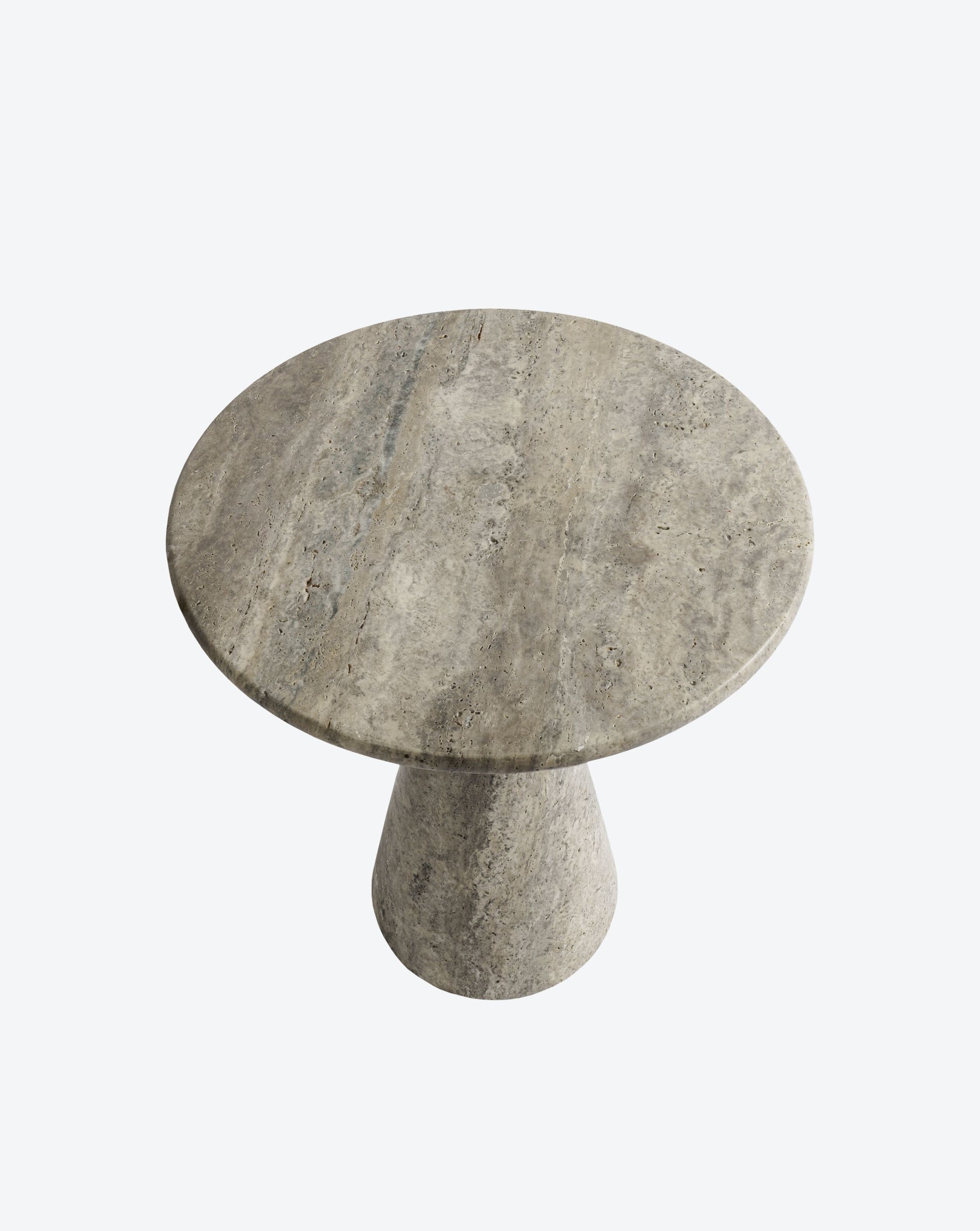 Juno Medium Travertine Side Table