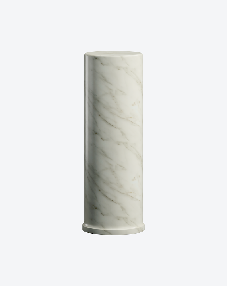 Neo White Marble Plinth